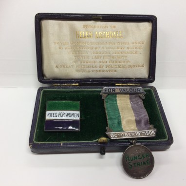 Helen Archdale's Suffragette Medals  Image with kind permission of Abbotsleigh Archives [x]